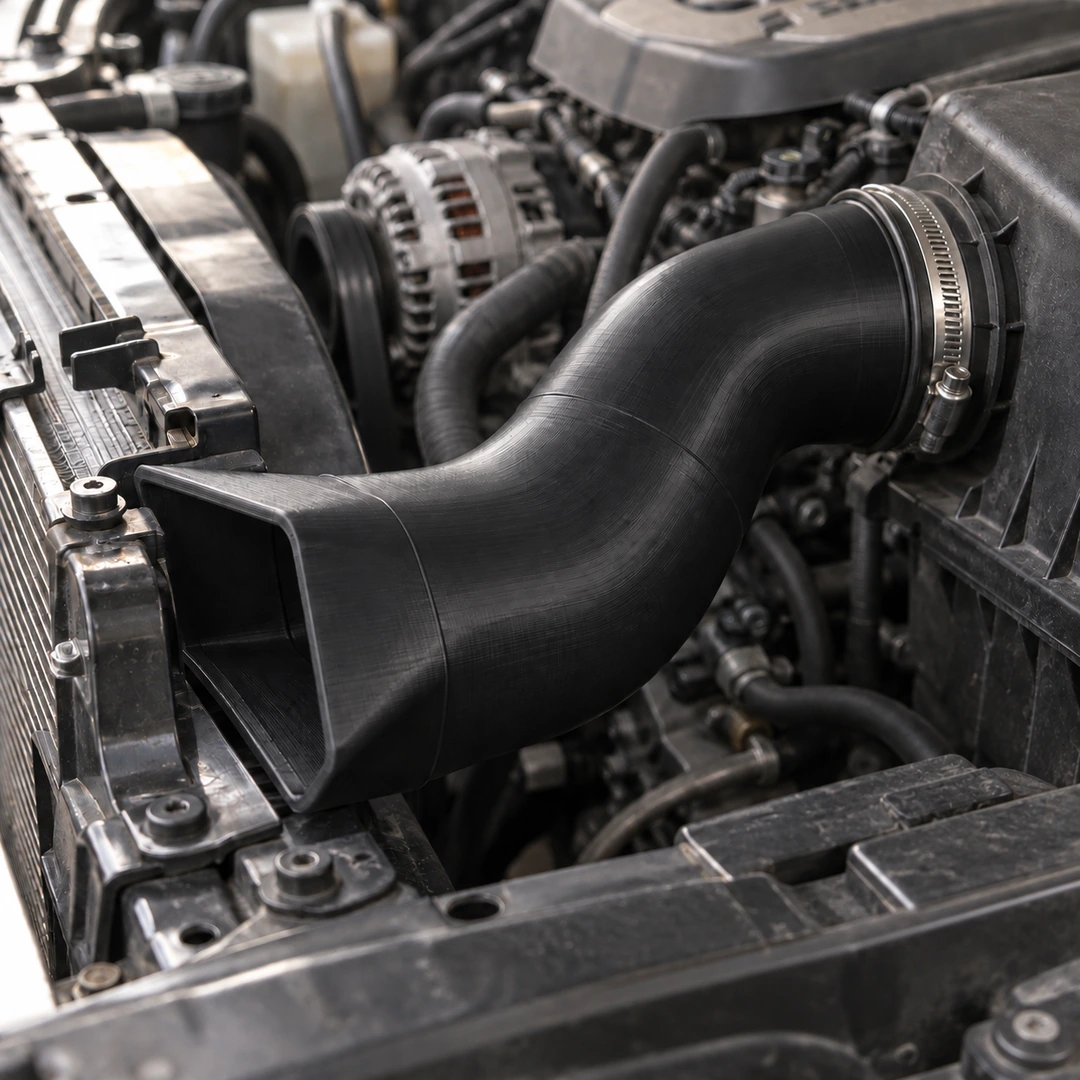 ABS Prime 1.75mm 7 Black ABS Prime 3D-printed engine intake part