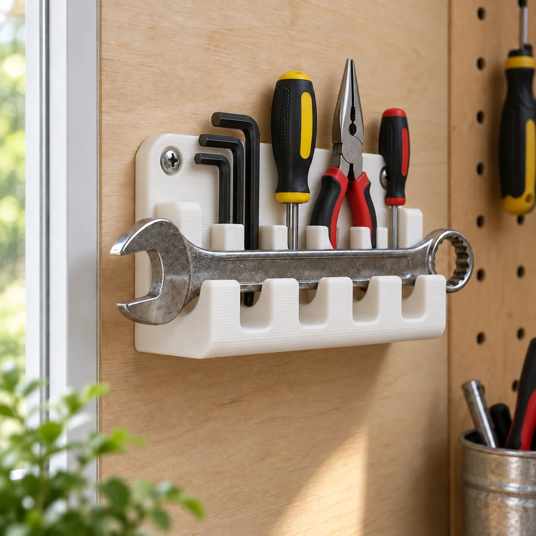 ABS Prime 1.75mm 8 ABS Prime 3D-printed wall-mounted tool holder