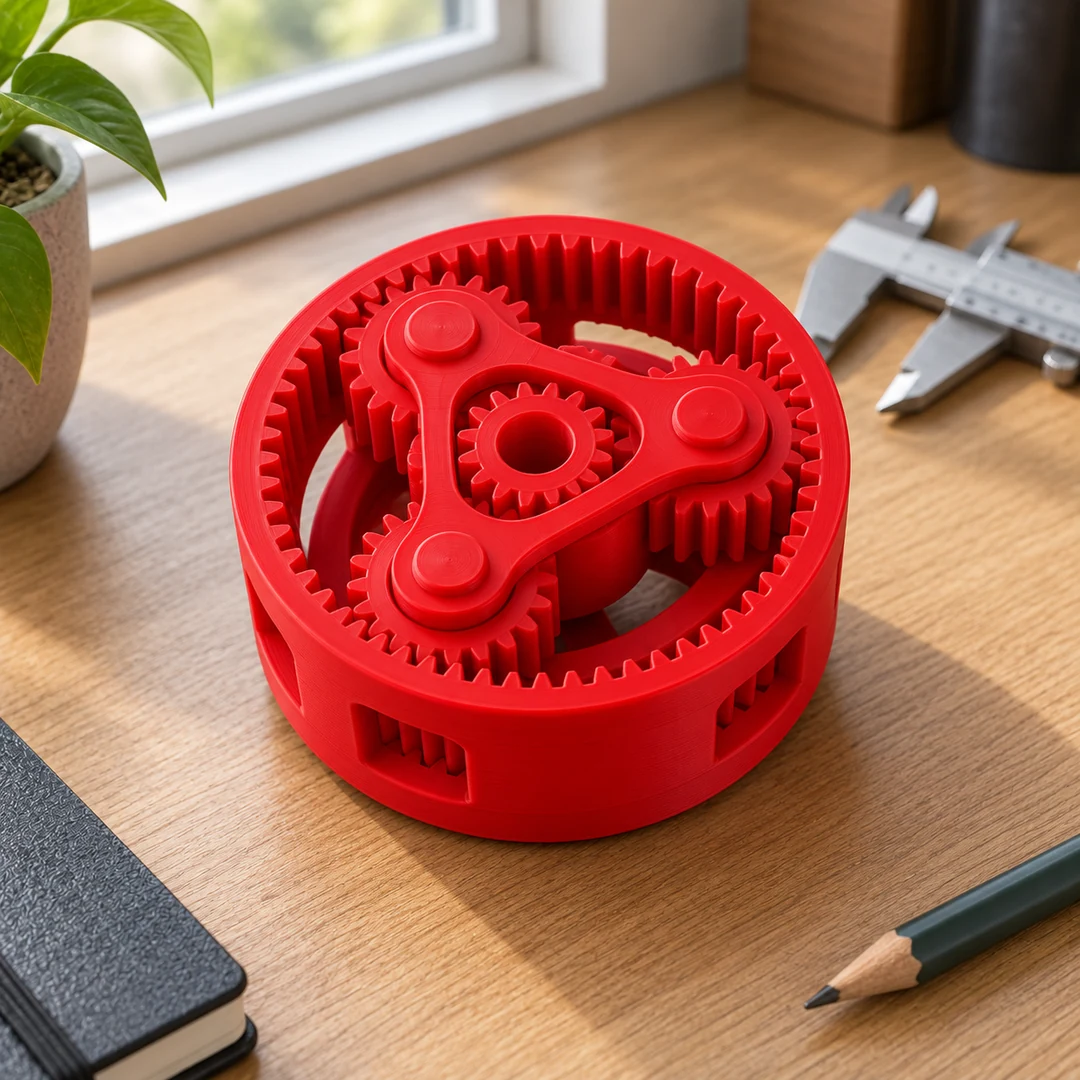 ABS Prime 1.75mm 9 Red ABS Prime 3D-printed planetary gear