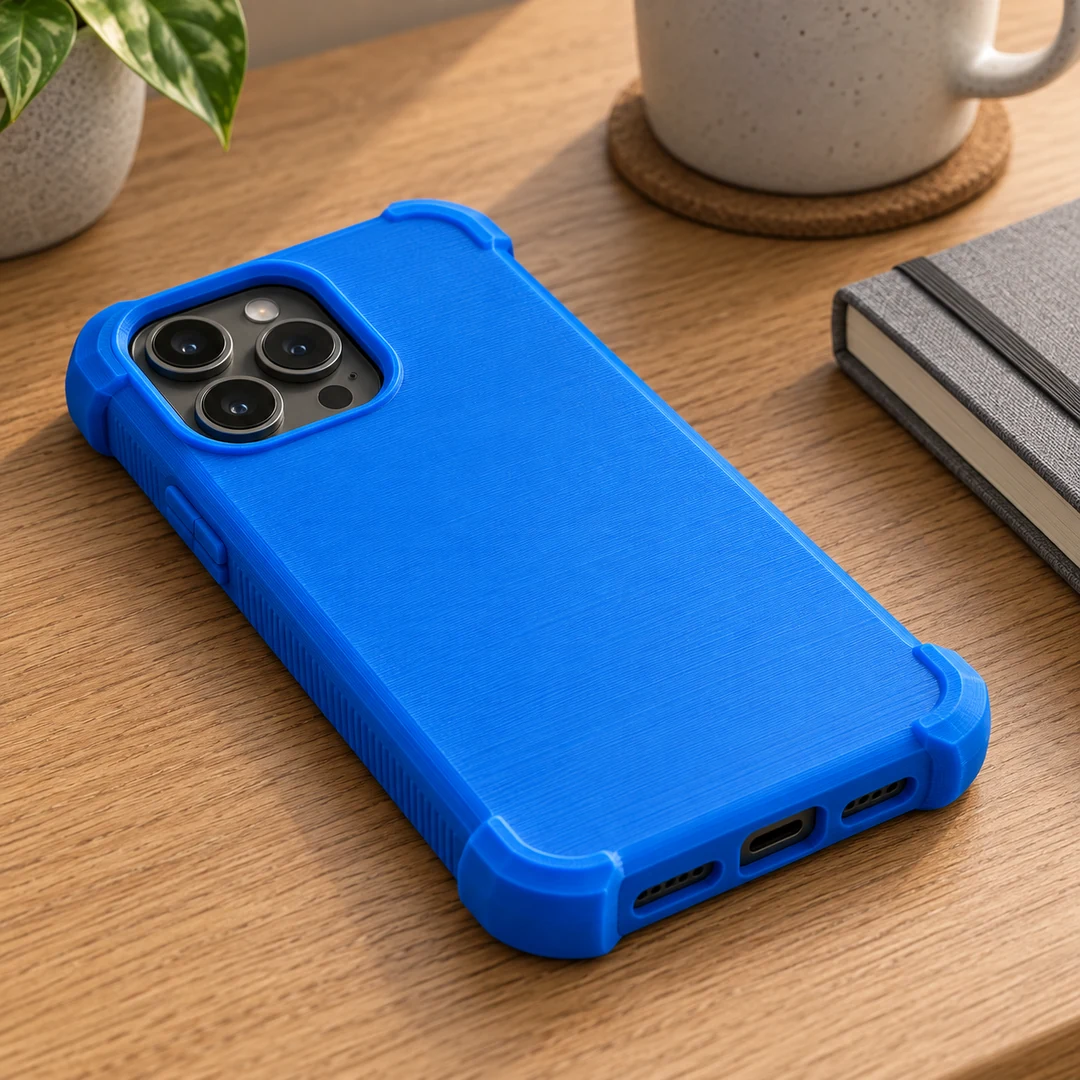 TPU 95A 1.75mm 6 Blue TPU 95A 3D-printed phone case