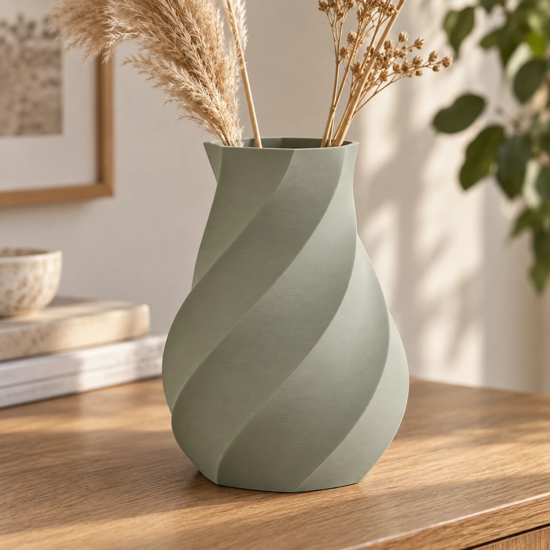 Refill PLA Matte HS 1.75mm 6 Refill PLA Matte HS 3D-printed twisted vase