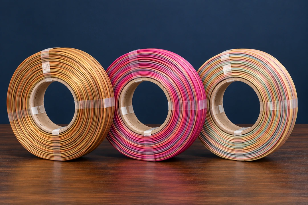 Refill PLA Silk Rainbow 1.75mm 11 Refill PLA Silk Rainbow filament spools