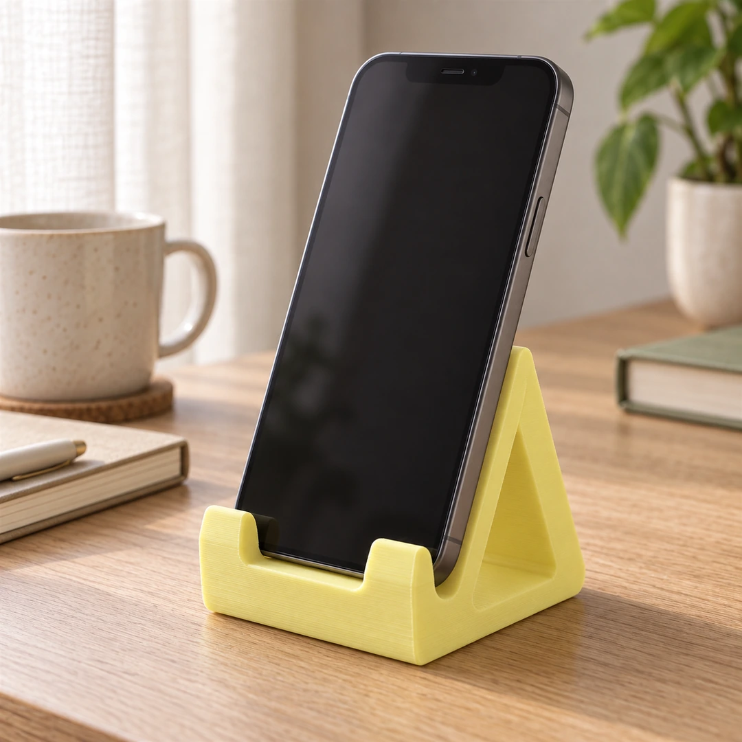 Refill PLA Pastel 1.75mm 8 Yellow Refill PLA Pastel 3D-printed phone stand