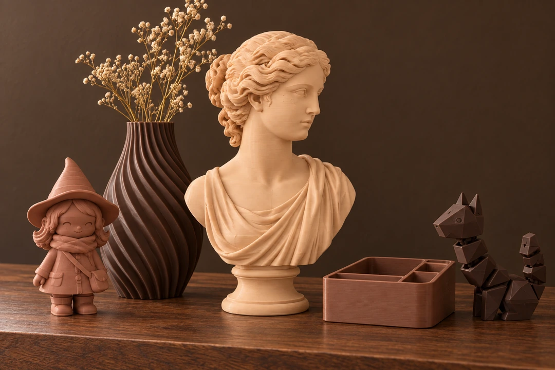 Refill PLA Skin 1.75mm 10 Refill PLA Skin 3D-printed bust and decorative figures