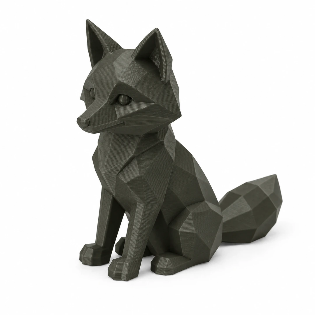 Refill Unset PLA Original 1.75mm 3 Black Unset PLA Original 3D-printed fox
