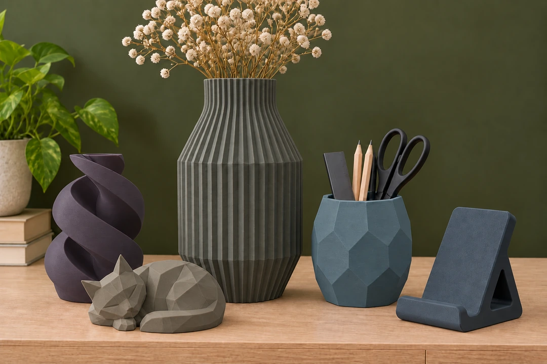 Refill Unset PLA Matte HS 1.75mm 11 Unset PLA Matte HS 3D-printed vases and desk accessories