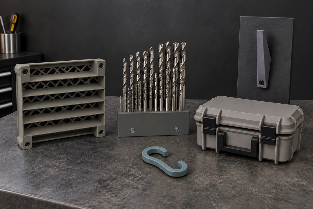 Unset ABS PLUS 1.75mm 10 Unset ABS PLUS 3D-printed tool organiser and case
