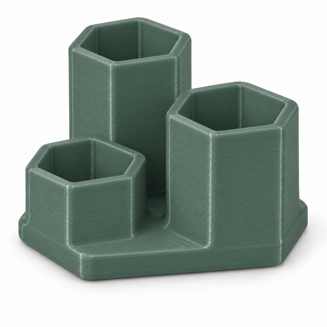 Unset PETG Hyper Speed 1.75mm 3 Unset PETG Hyper Speed 3D-printed hexagonal desk organiser