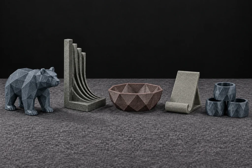 Unset PLA Glitter 1.75mm 11 Unset PLA Glitter 3D-printed figures