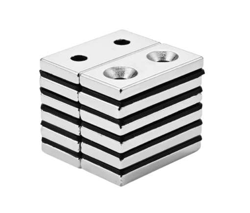 Ploščati magnet 30x15x5mm-M5 dvojna luknja neodimski magneti n52 1PZ - Image 2