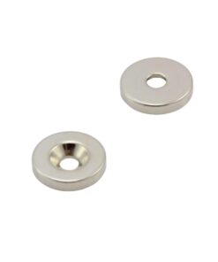 Alternative view of Ploščati neodimski magnet z luknjo – serija M (N52)