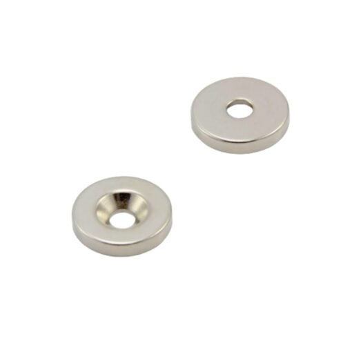 Ploščati neodimski magnet z luknjo – serija M (N52) - Image 2